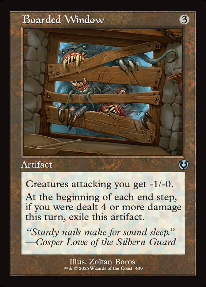 Boarded Window - [Foil, Retro Frame] Innistrad Remastered (INR)