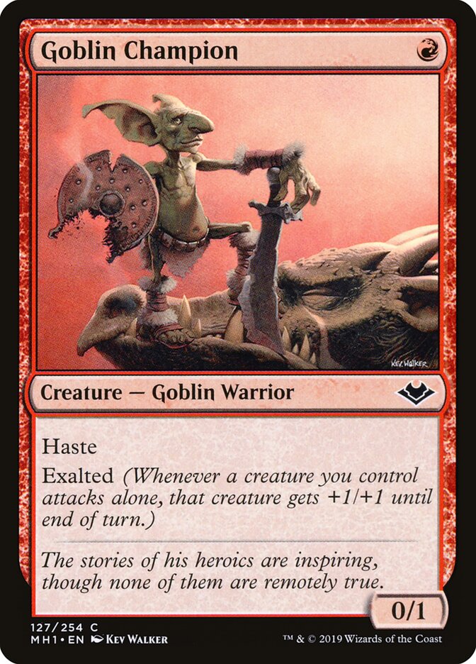 Goblin Champion (127) - Modern Horizons (MH1)