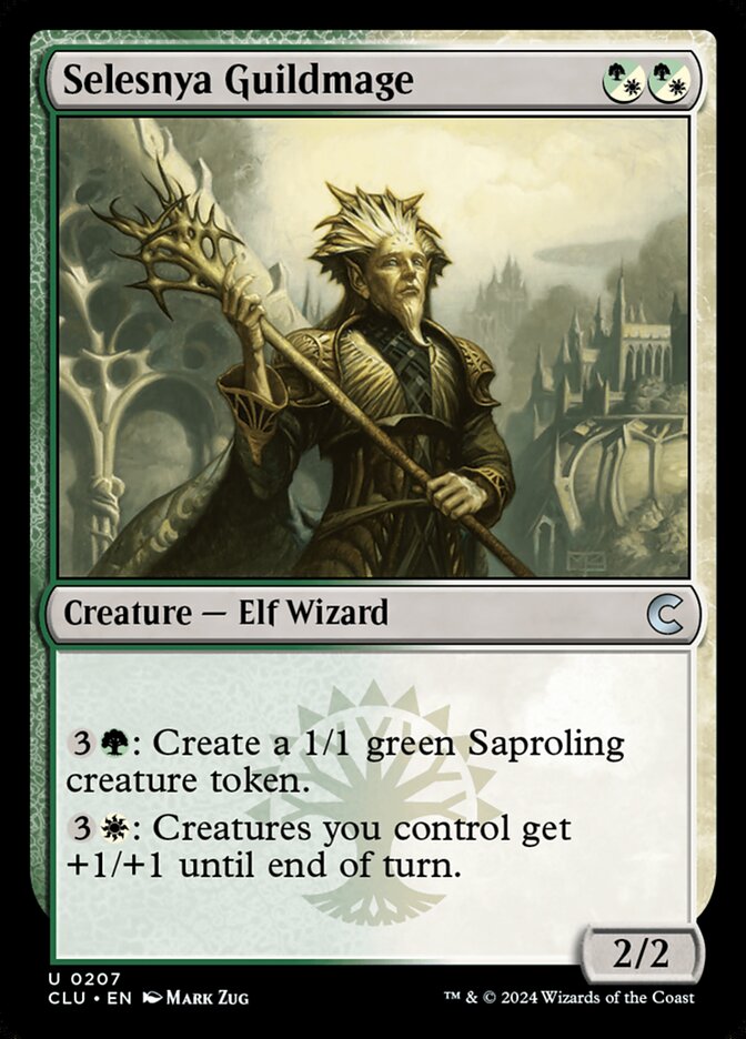 Selesnya Guildmage (207) - Ravnica: Clue Edition (CLU)