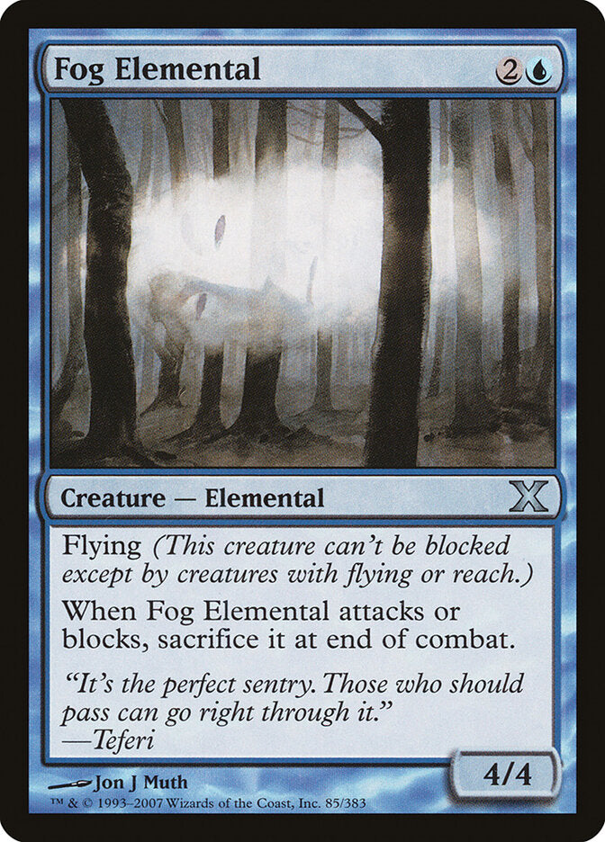 Fog Elemental (85) - Tenth Edition (10E)