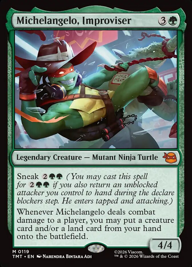Michelangelo, Improviser (119) - Teenage Mutant Ninja Turtles (TMT)