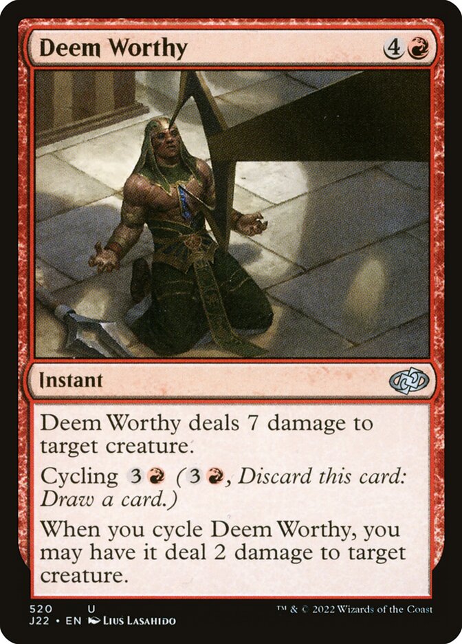 Deem Worthy (520) - Jumpstart 2022 (J22)