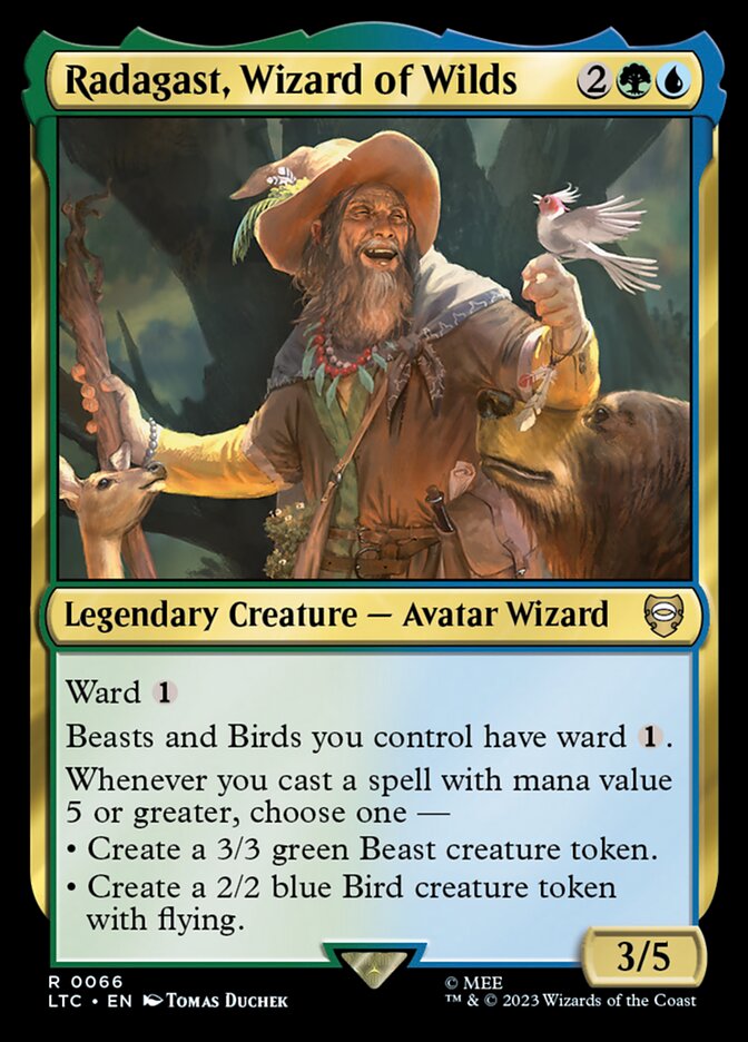 Radagast, Wizard of Wilds (66) - Tales of Middle-earth Commander (LTC)