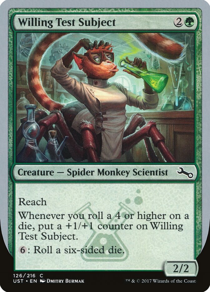 Willing Test Subject (126) - Unstable (UST)