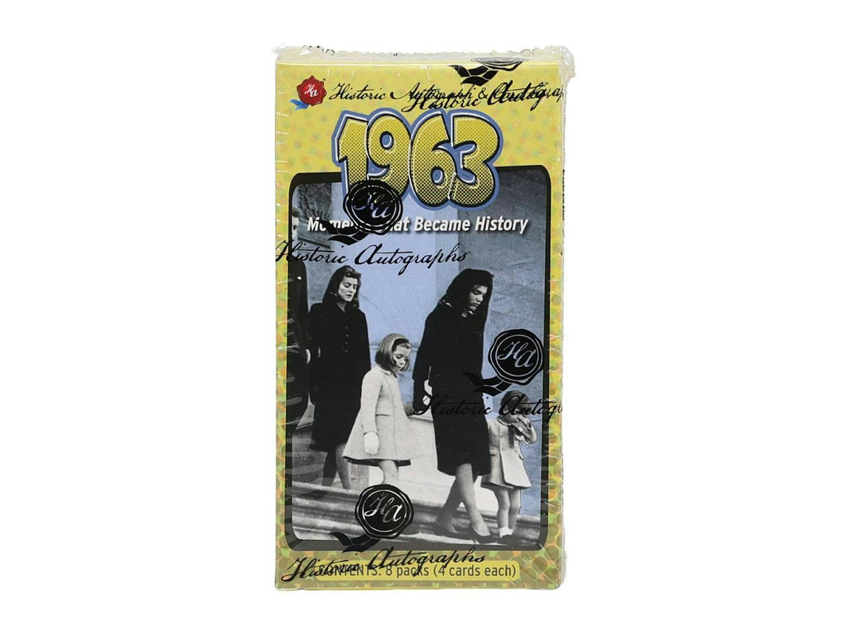 2026 Historic Autographs 1963 Moments That Became History Hobby Box