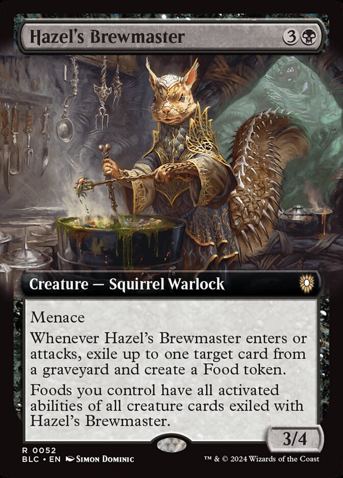 Hazel's Brewmaster - [Extended Art] Bloomburrow Commander (BLC)