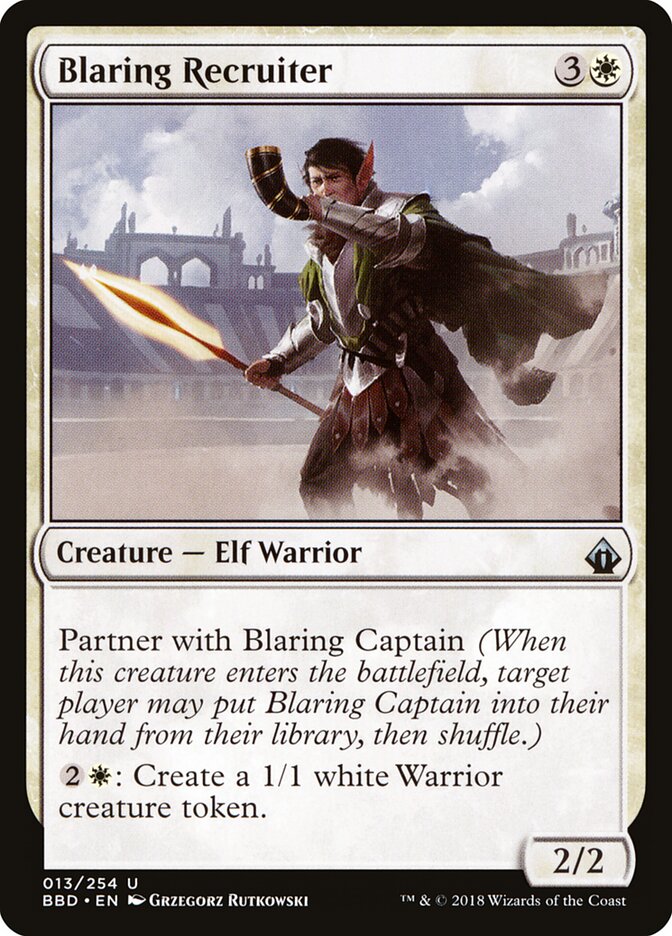 Blaring Recruiter (13) - Battlebond (BBD)