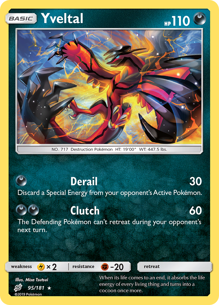 Yveltal (95/181) - [Holo Foil] Team Up (TEU)