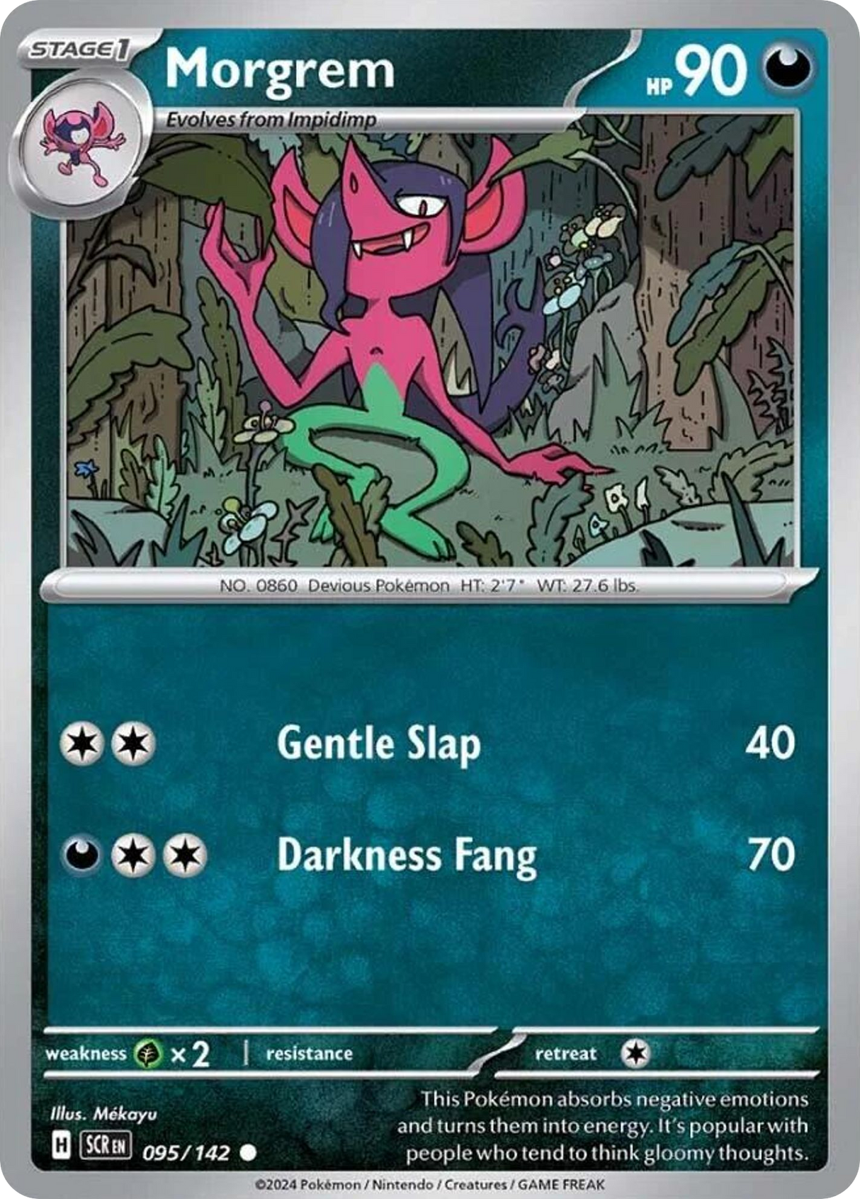 Morgrem (95/142) - [Reverse Holo] Stellar Crown (SCR)