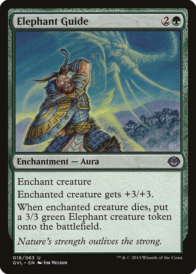 Elephant Guide (18) - Duel Decks Anthology: Garruk vs. Liliana (GVL)