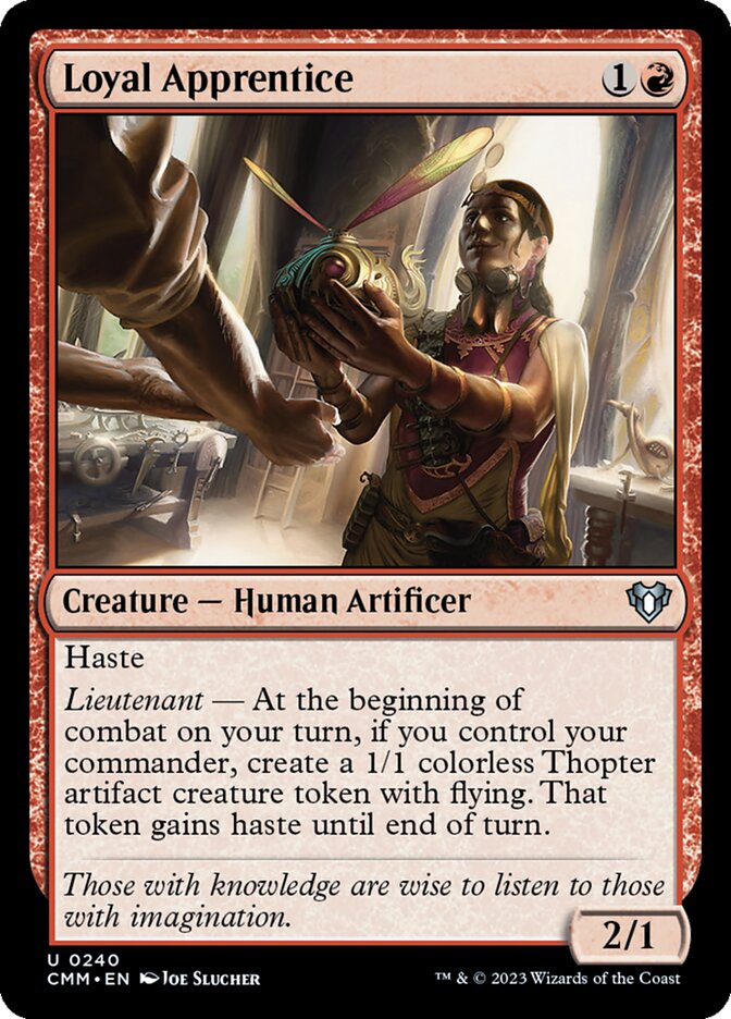 Loyal Apprentice (240) - Commander Masters (CMM)