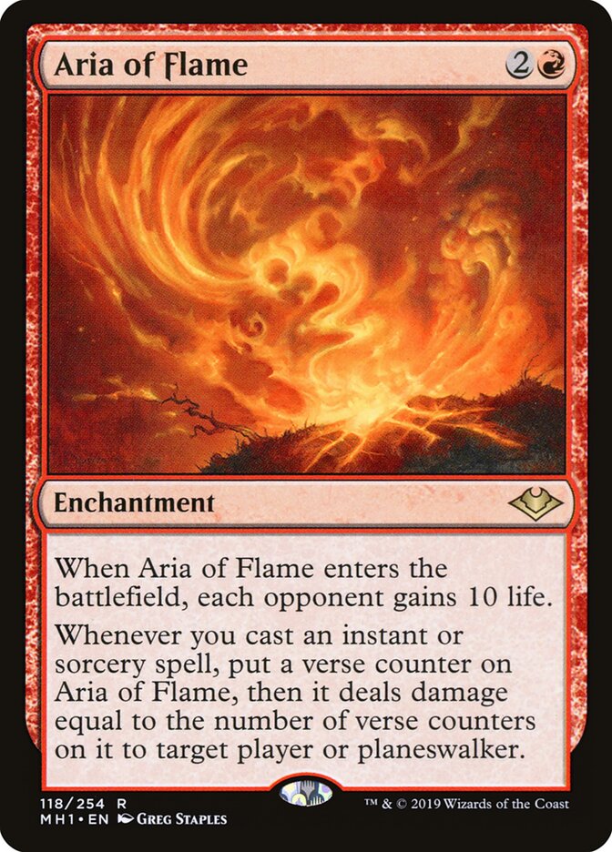 Aria of Flame (118) - Modern Horizons (MH1)