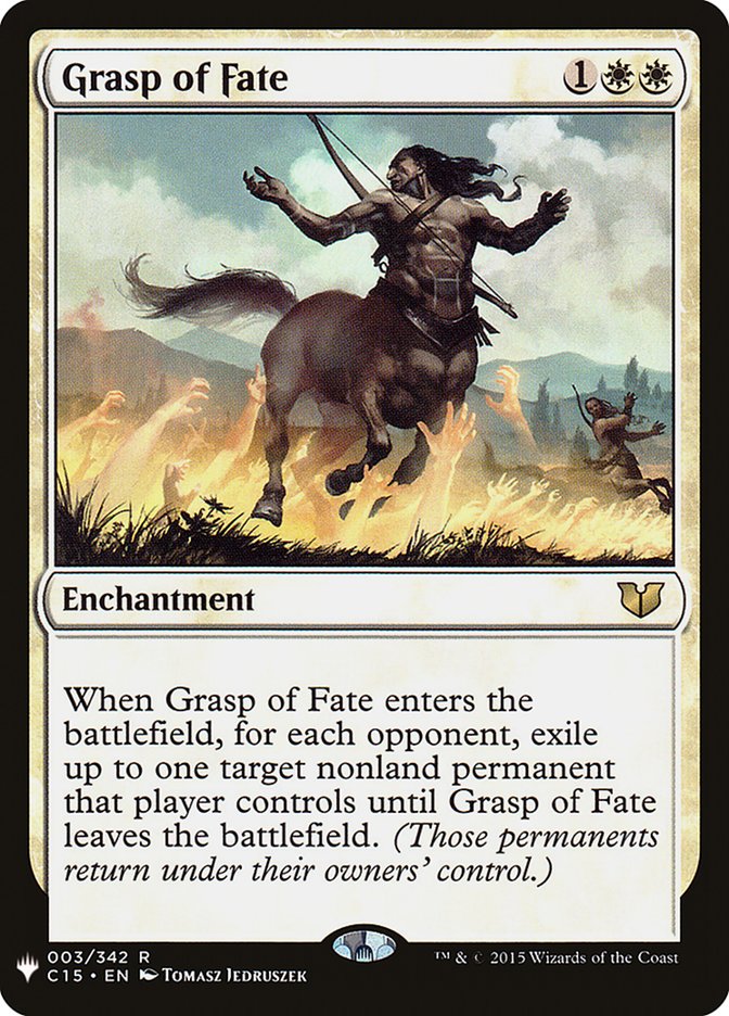 Grasp of Fate - The List (PLST)