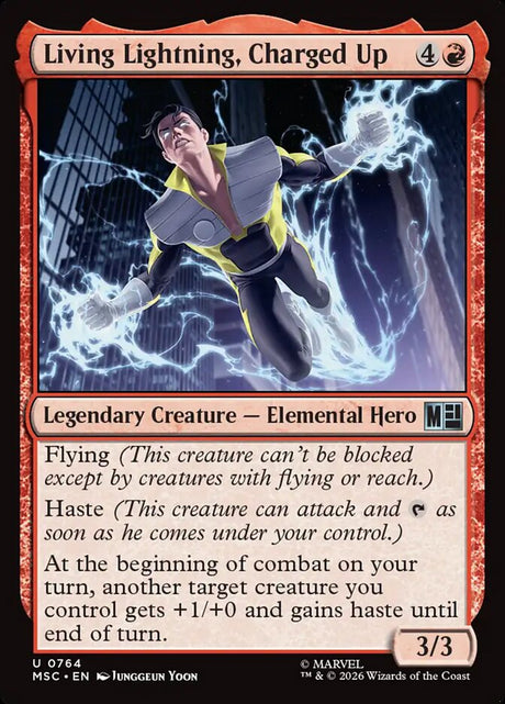 Living Lightning, Charged Up (764) - Marvel Super Heroes Commander (MSC)