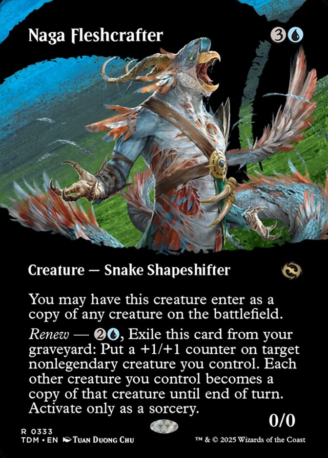 Naga Fleshcrafter (333) - [Showcase] Tarkir: Dragonstorm (TDM)