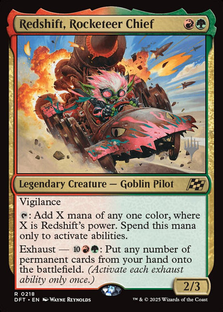Redshift, Rocketeer Chief (218p) - Aetherdrift Promos (PDFT)