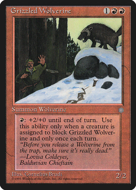Grizzled Wolverine (192) - Ice Age (ICE)