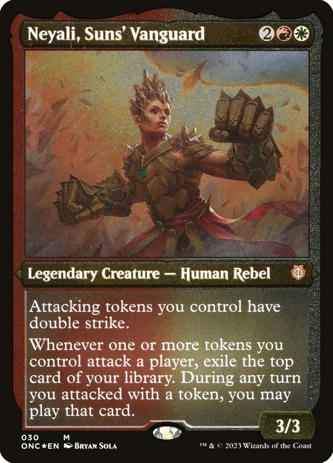 Neyali, Suns' Vanguard (30) - Phyrexia: All Will Be One Commander (ONC)