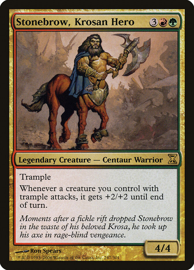 Stonebrow, Krosan Hero (247) - Time Spiral (TSP)
