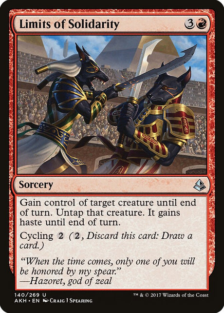 Limits of Solidarity (140) - Amonkhet (AKH)