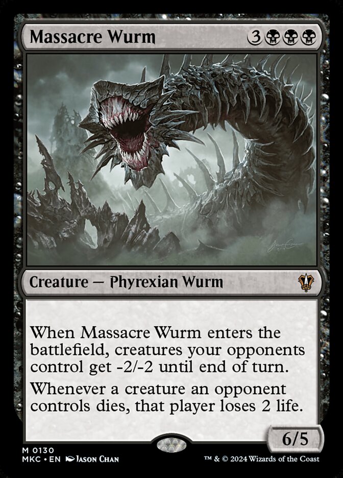 Massacre Wurm (130) - Murders at Karlov Manor Commander (MKC)