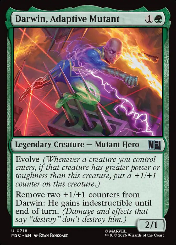 Darwin, Adaptive Mutant (718) - Marvel Super Heroes Commander (MSC)