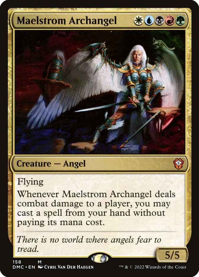 Maelstrom Archangel (158) - Dominaria United Commander (DMC)