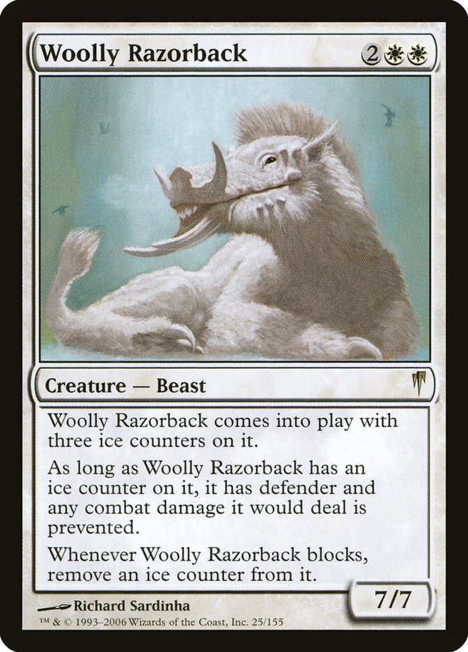 Woolly Razorback (25) - Coldsnap (CSP)