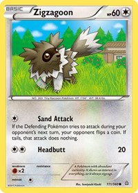 Zigzagoon (111) - XY - Primal Clash (PRC)