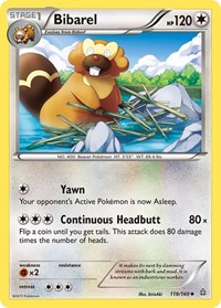Bibarel (118) - XY - Primal Clash (PRC)