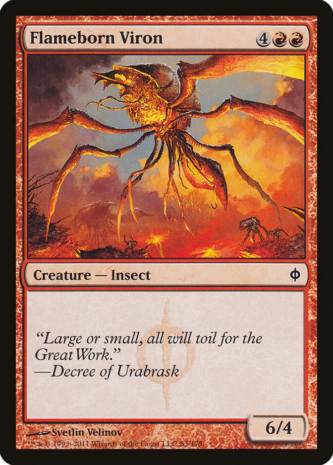 Flameborn Viron (83) - New Phyrexia (NPH)