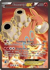Camerupt EX 146 Full Art (146) - XY - Primal Clash (PRC)