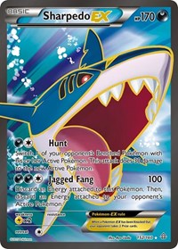 Sharpedo EX 152 Full Art (152) - XY - Primal Clash (PRC)