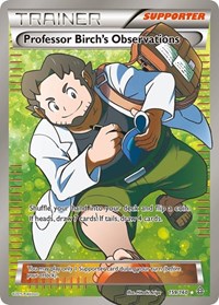 Professor Birchs Observations 159 Full Art (159) - XY - Primal Clash (PRC)