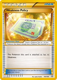 Weakness Policy 164 Secret Rare (164) - XY - Primal Clash (PRC)