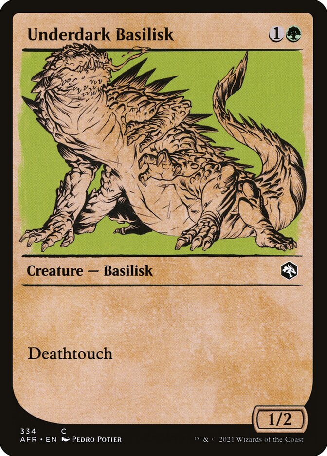 Underdark Basilisk (334) - Adventures in the Forgotten Realms (AFR)
