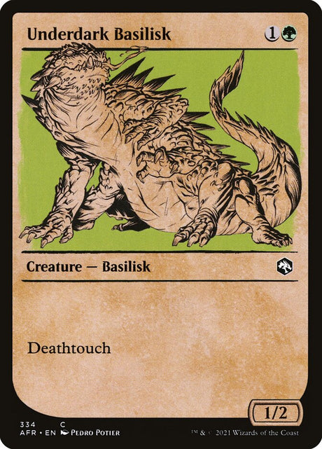 Underdark Basilisk (334) - Adventures in the Forgotten Realms (AFR)