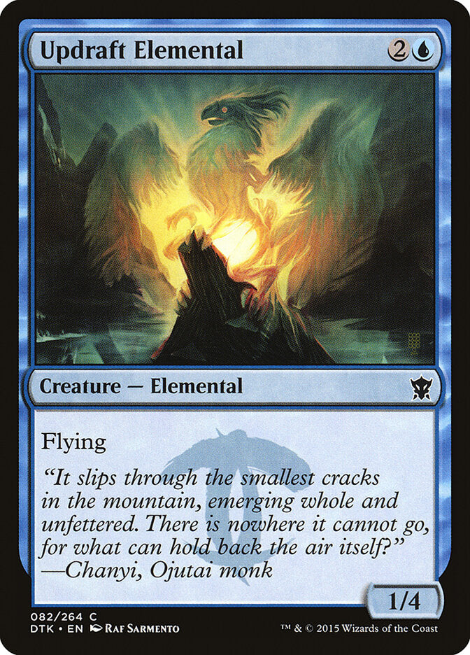 Updraft Elemental (82) - Dragons of Tarkir (DTK)