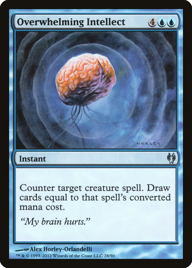 Overwhelming Intellect (28) - Duel Decks: Izzet vs. Golgari (DDJ)