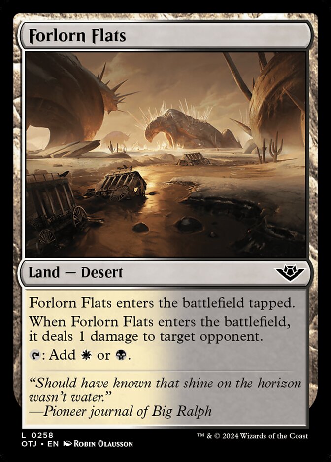 Forlorn Flats - [Foil] Outlaws of Thunder Junction (OTJ)