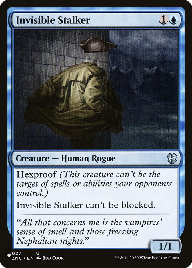 Invisible Stalker (ZNC-27) - The List (PLST)