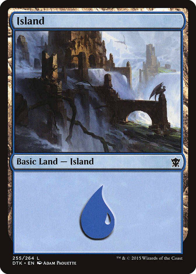Island (255) - Dragons of Tarkir (DTK)