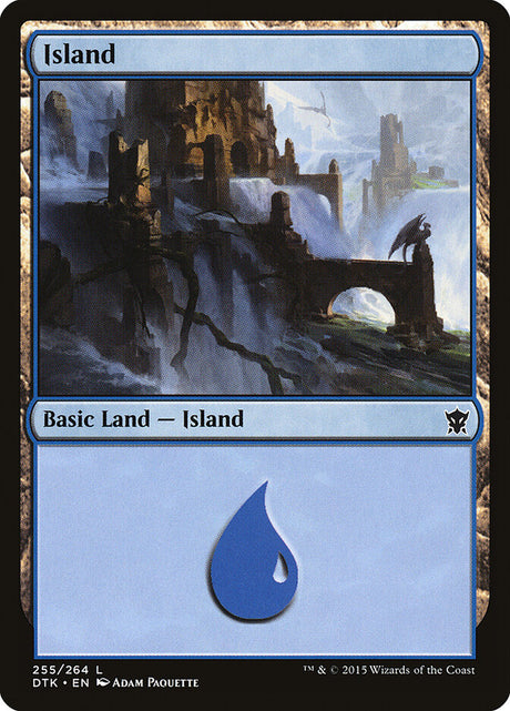 Island (255) - Dragons of Tarkir (DTK)