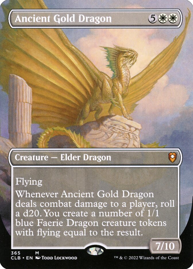 Ancient Gold Dragon (365) - Commander Legends: Battle for Baldur's Gate (CLB)