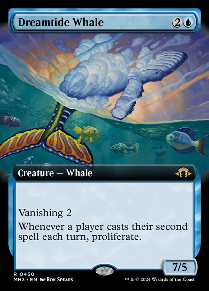 Dreamtide Whale - [Foil, Extended Art] Modern Horizons 3 (MH3)