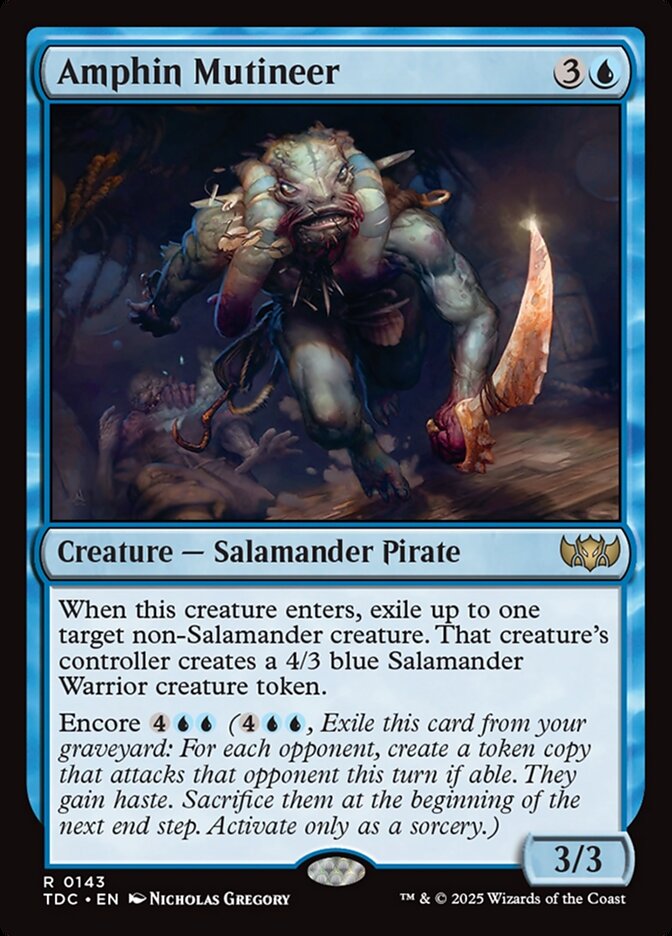 Amphin Mutineer (143) - Tarkir: Dragonstorm Commander (TDC)