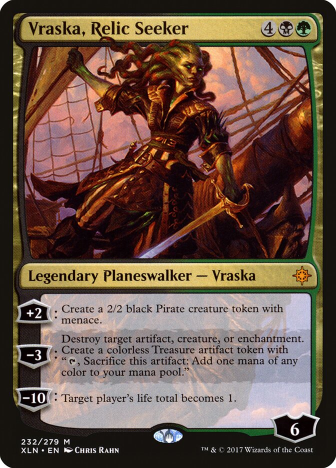 Vraska, Relic Seeker (232) - Ixalan (XLN)