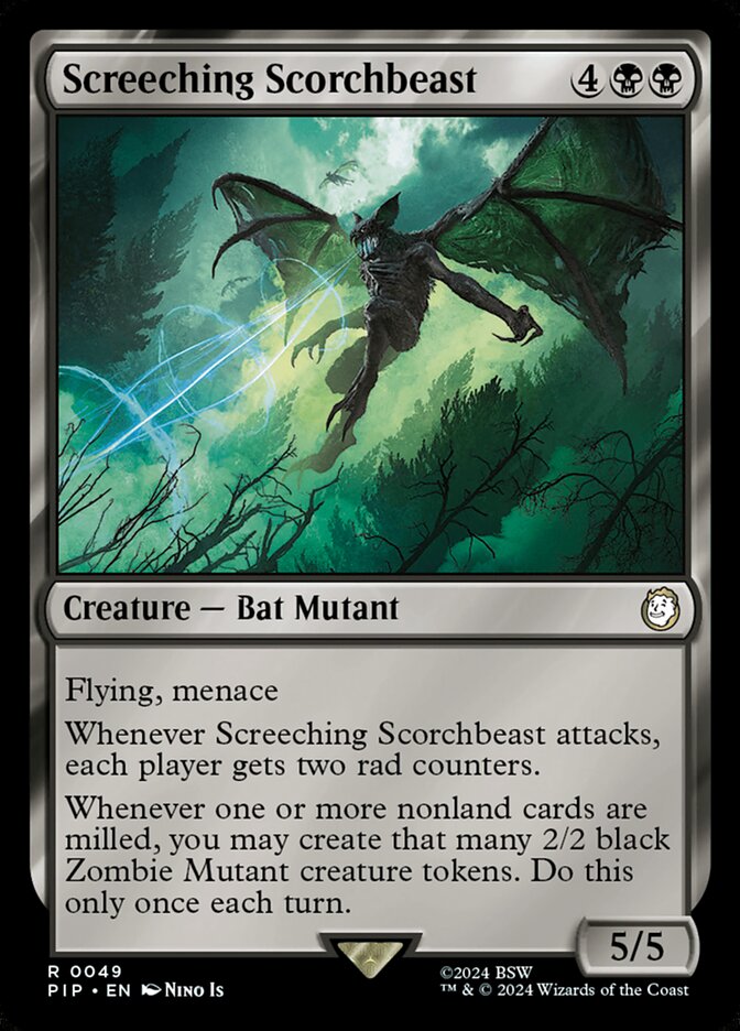 Screeching Scorchbeast - [Foil] Fallout (PIP)