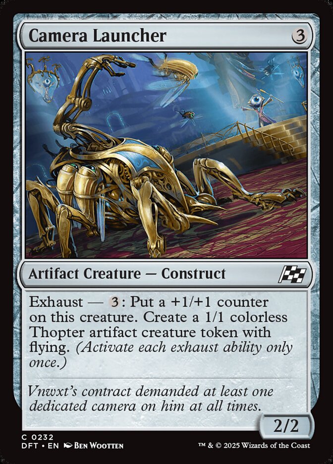 Camera Launcher - [Foil] Aetherdrift (DFT)