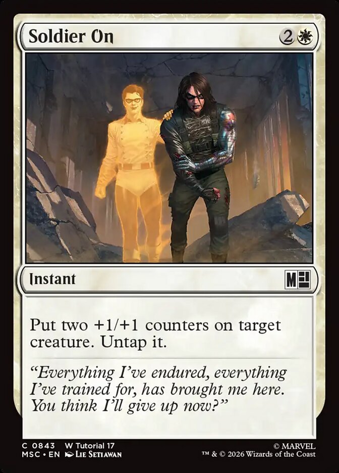 Soldier On (843) - Marvel Super Heroes Commander (MSC)